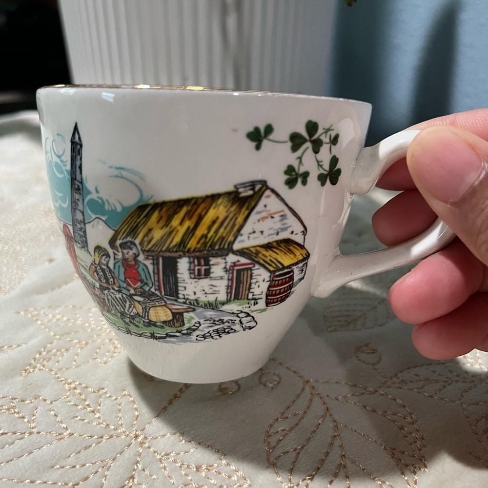 Vintage Carrigaline Pottery cup  - cork, Ireland - made in Ireland